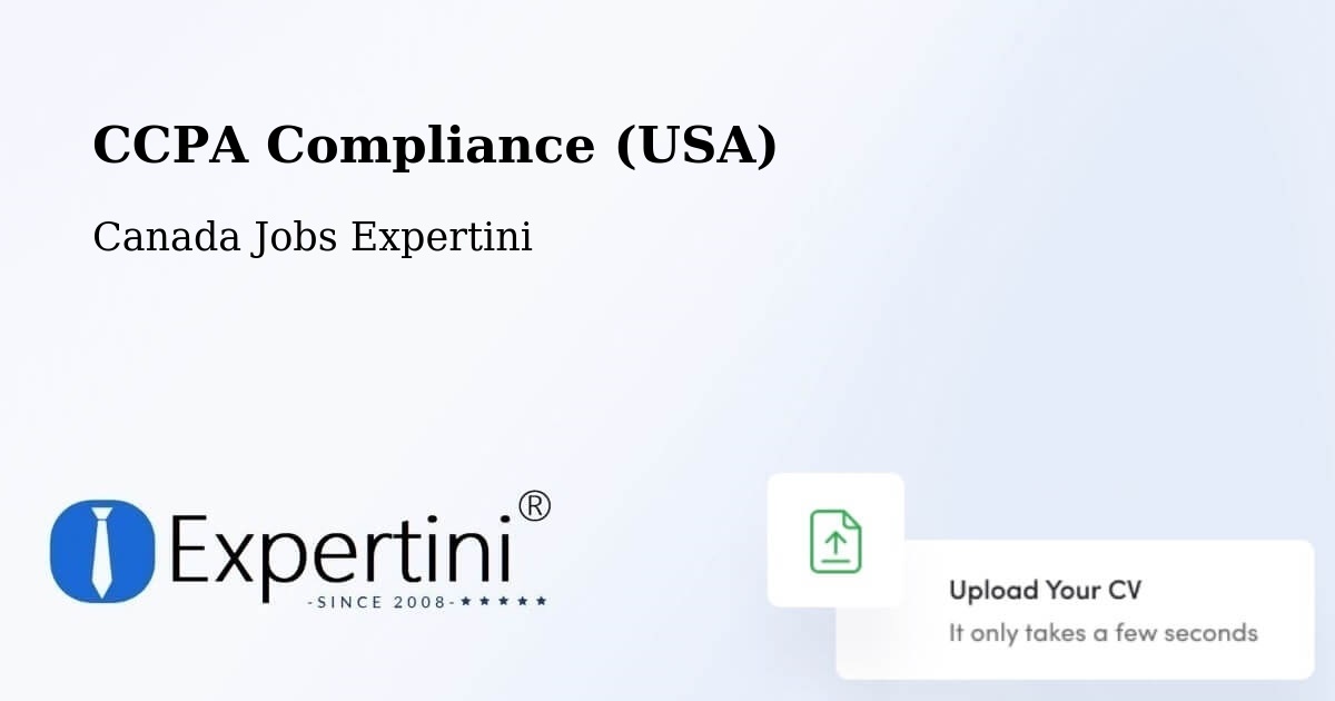 CCPA Privacy Rights & Compliance Notice – Paris - Canada Jobs Expertini