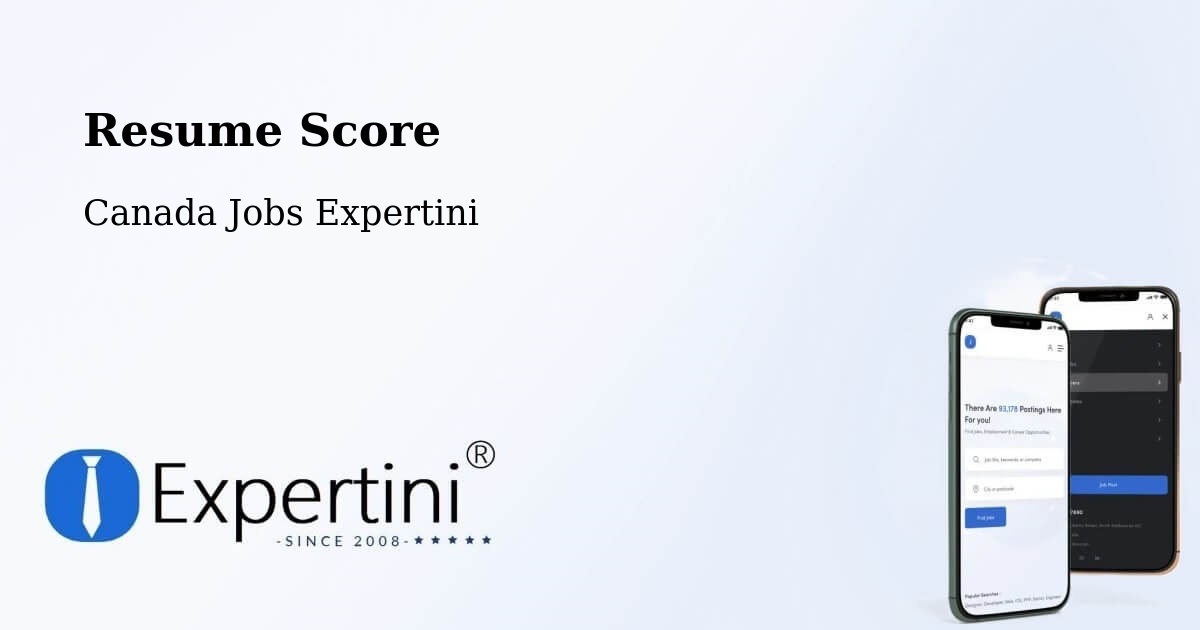 Resume Score & Job Description Match Tool – Paris - Canada Jobs Expertini